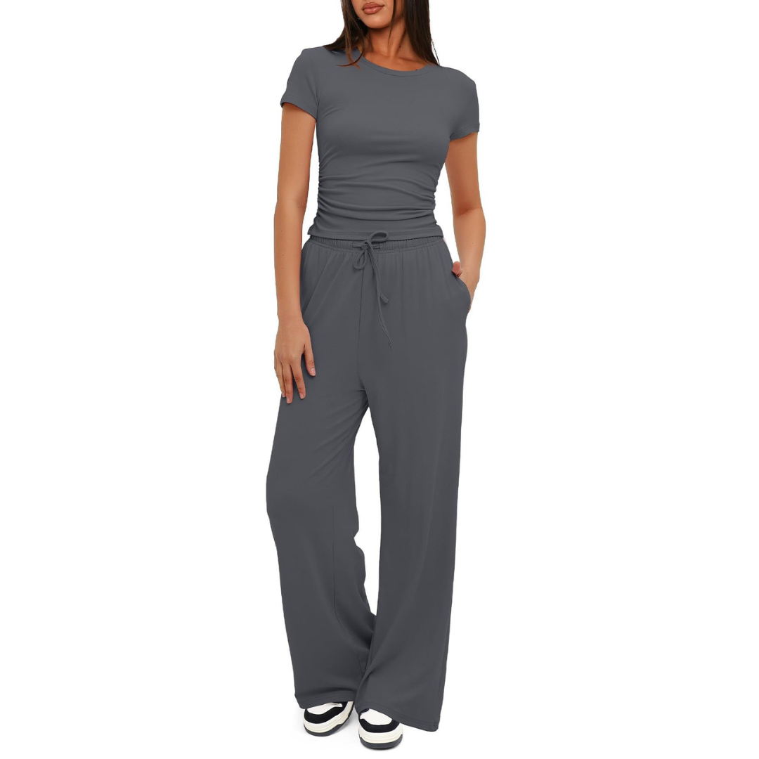 GLORIA™ – Cozy Bell Bottom Loungewear Set