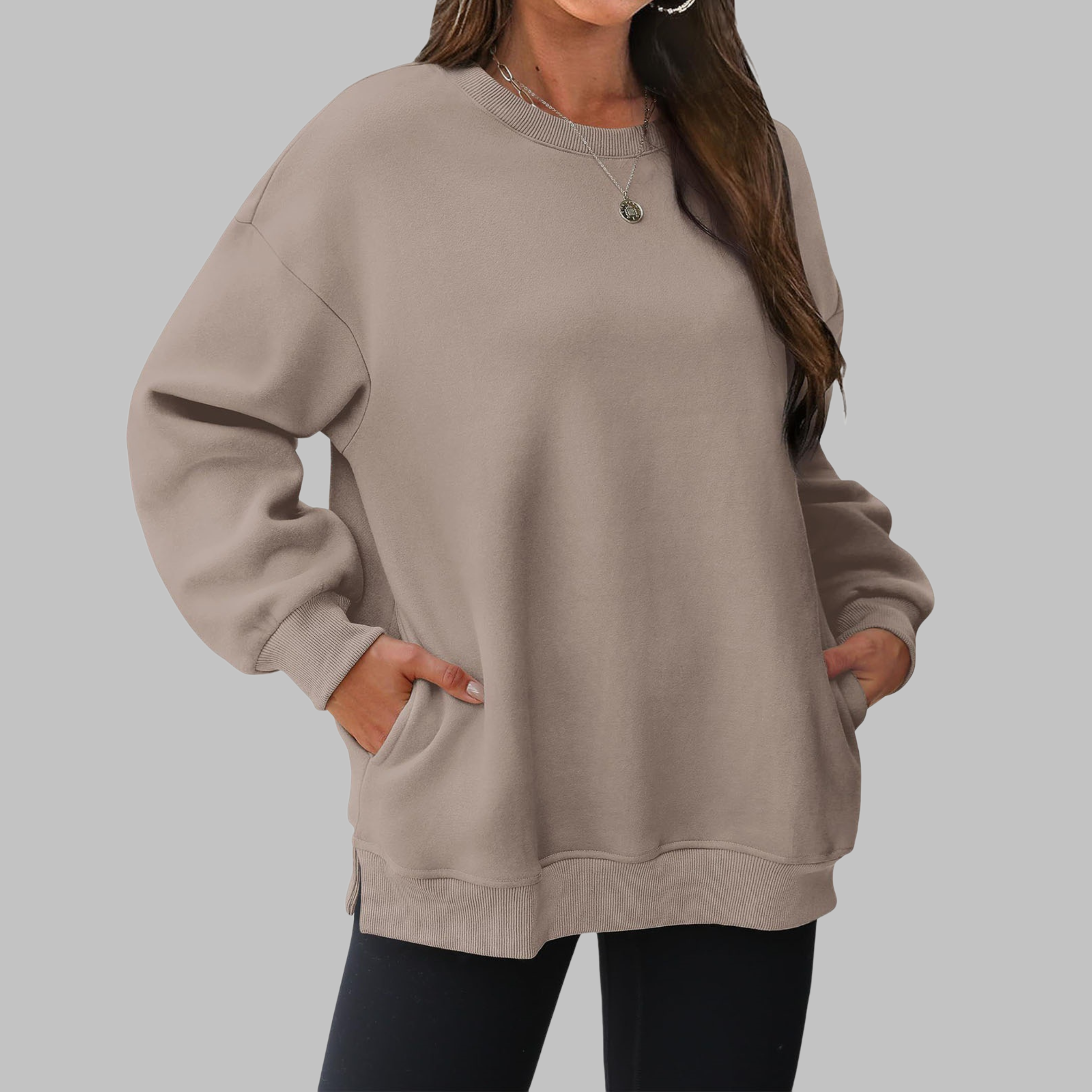 MEDGI™ - Casual Oversized Crewneck Long Sleeve Sweater