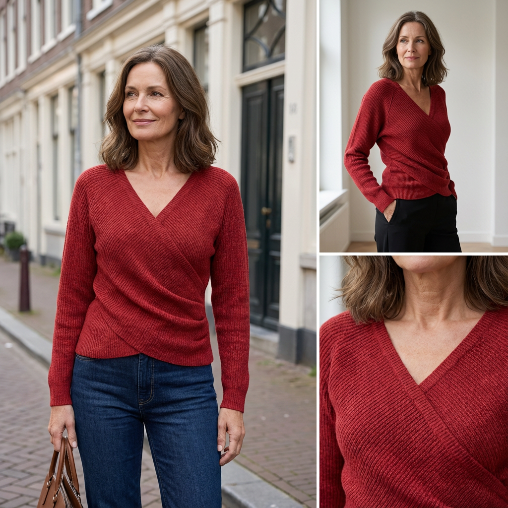 Lina | Luxe v-neck wrap top