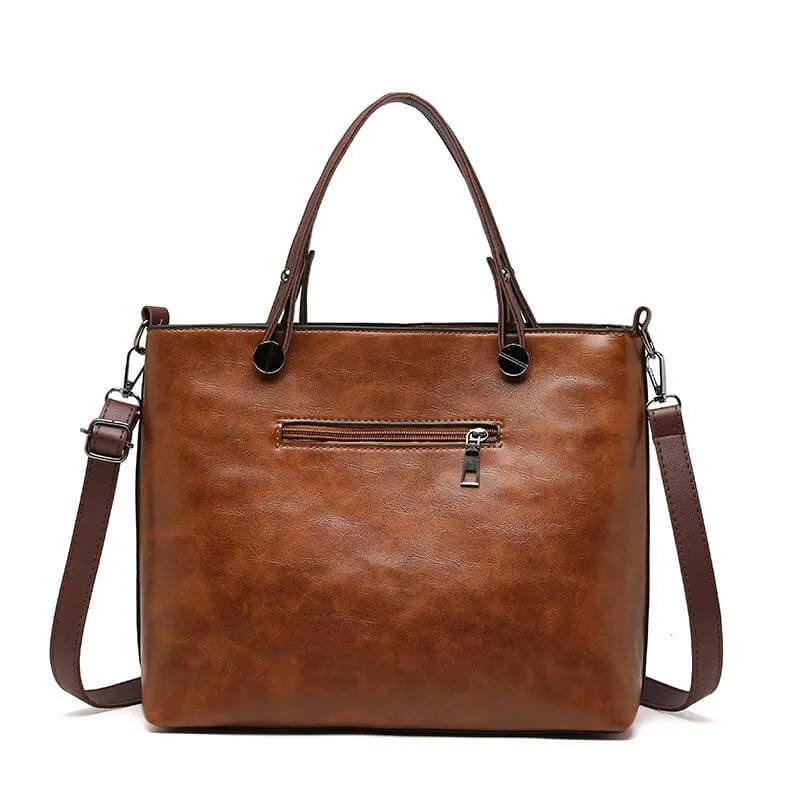 LIVIA™ - Classic Leather Handbag