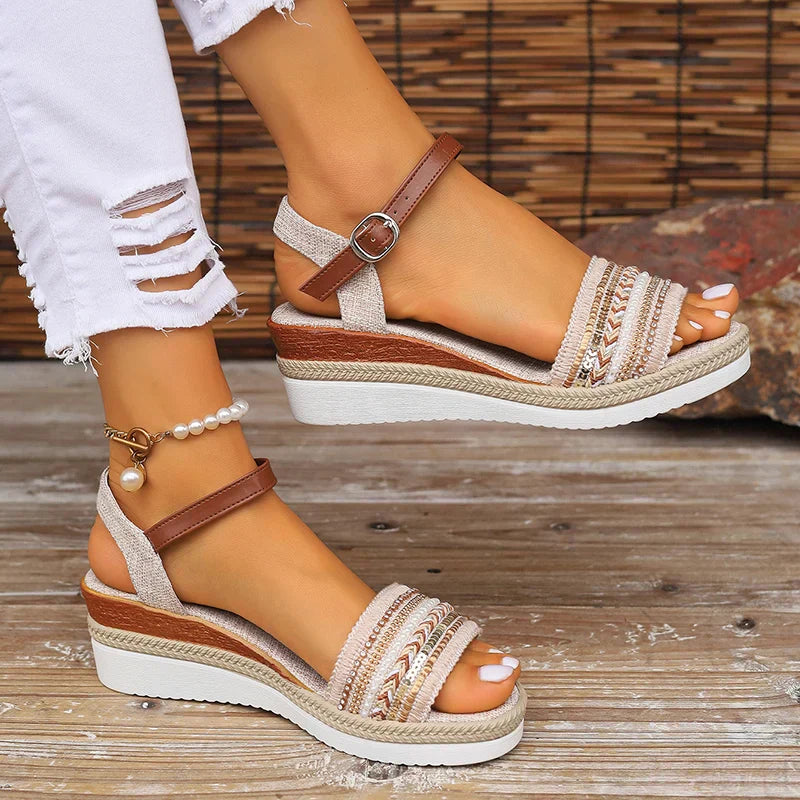 LAYLA™ – Comfy Wedge Sandals