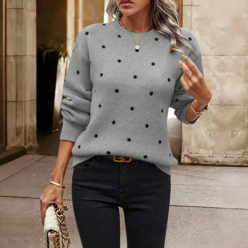 MAEVE™-  Polka Dot Sweater
