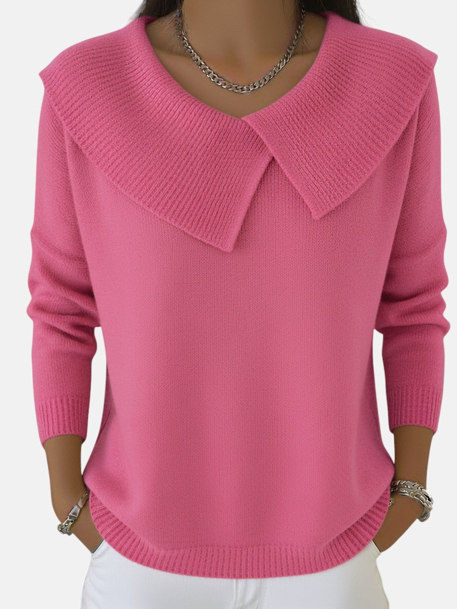 Lucia | Warm Sweater with Soft Collar