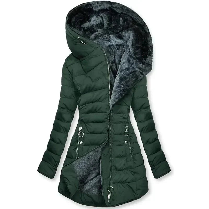 SIENNA™ – Cozy Fur-Lined Hooded Jacket