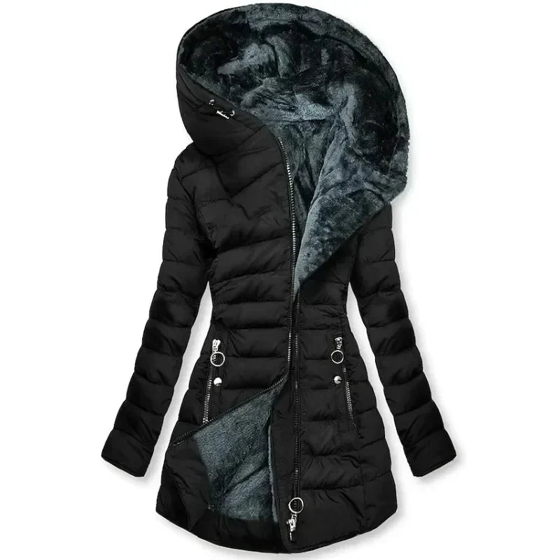SIENNA™ – Cozy Fur-Lined Hooded Jacket