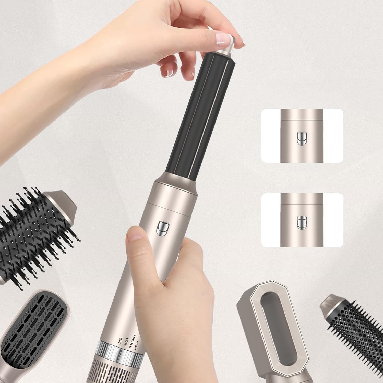 6-in-1 hair styling set