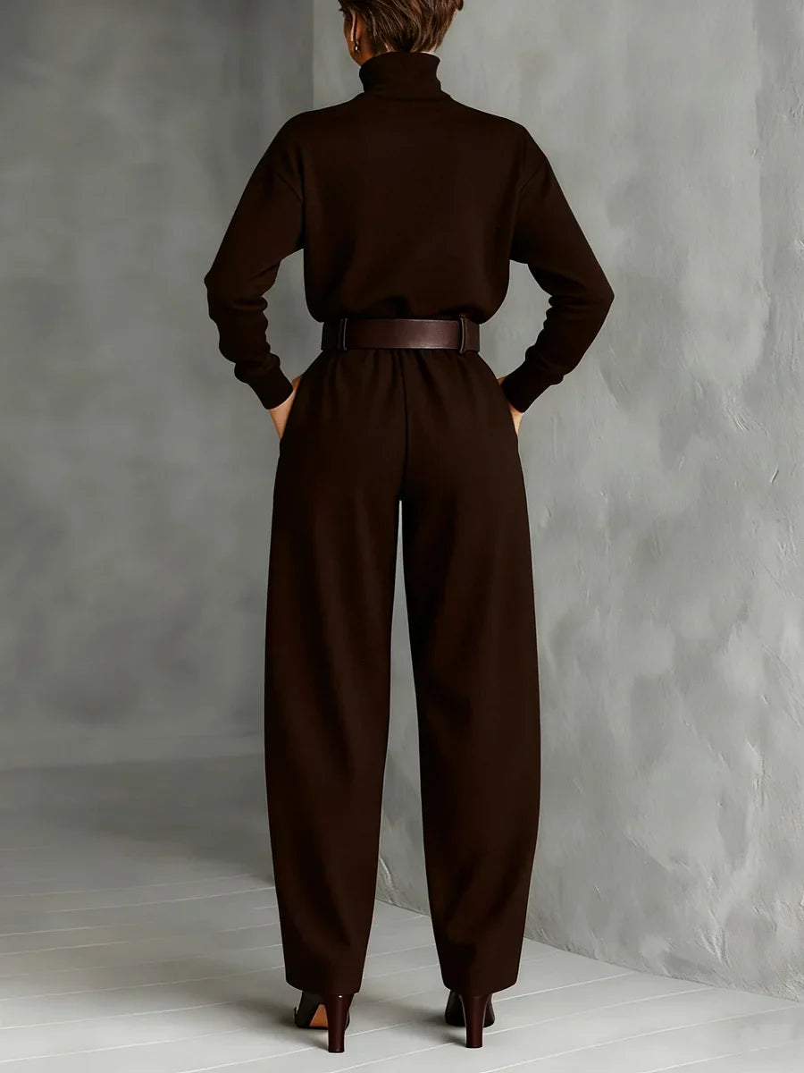 JULIET | Turtleneck Set & Straight Pants