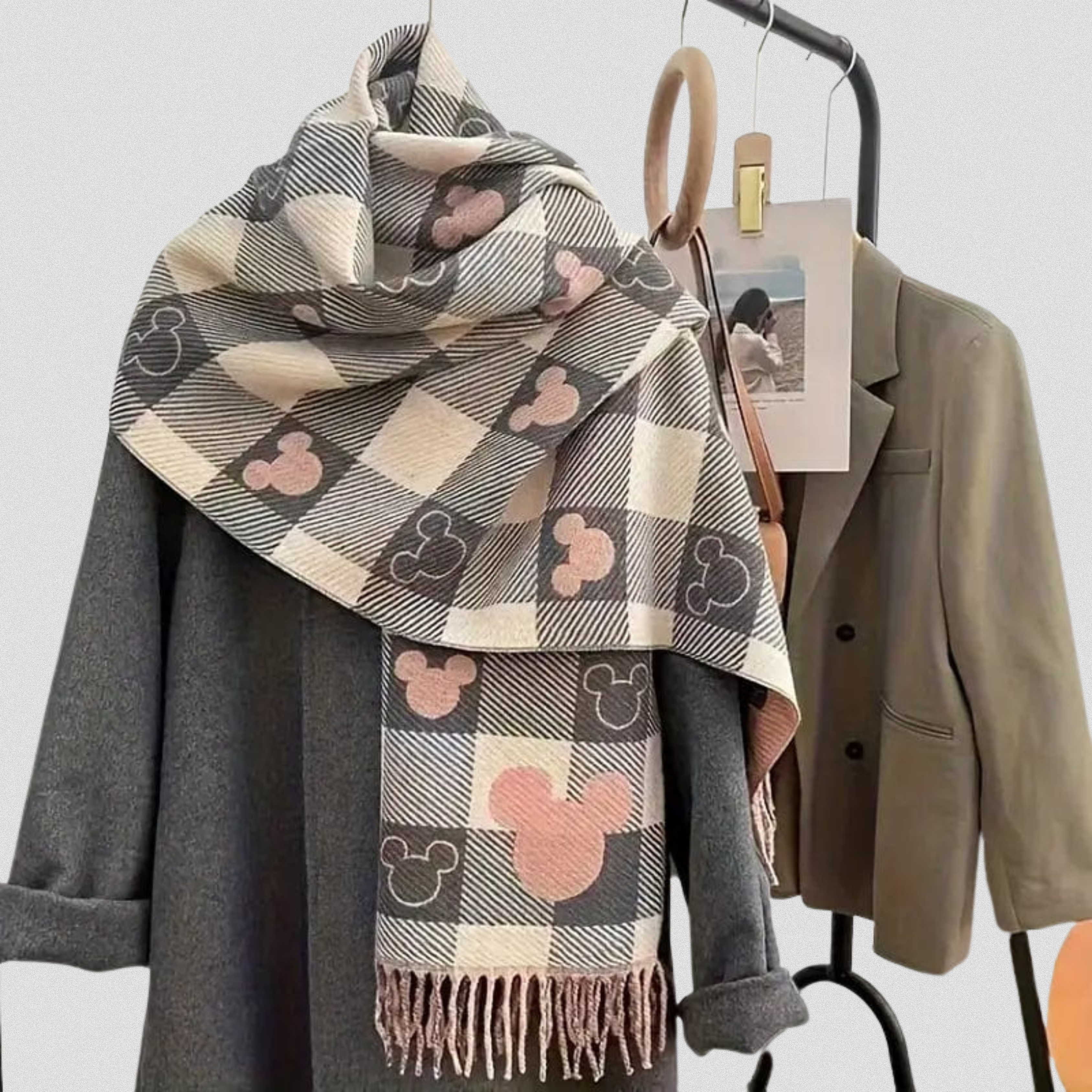 CELESTE™ | Soft Touch Plaid Scarf