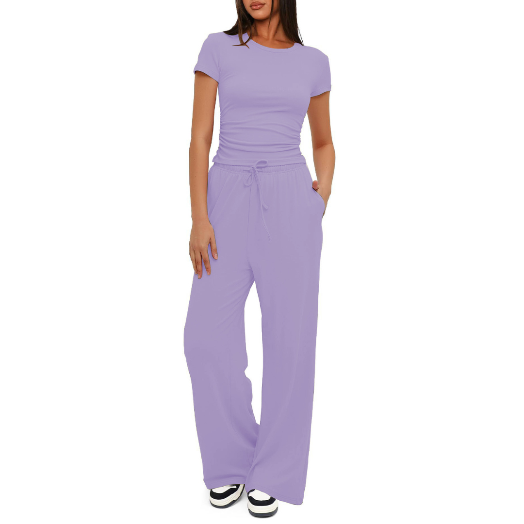 GLORIA™ – Cozy Bell Bottom Loungewear Set
