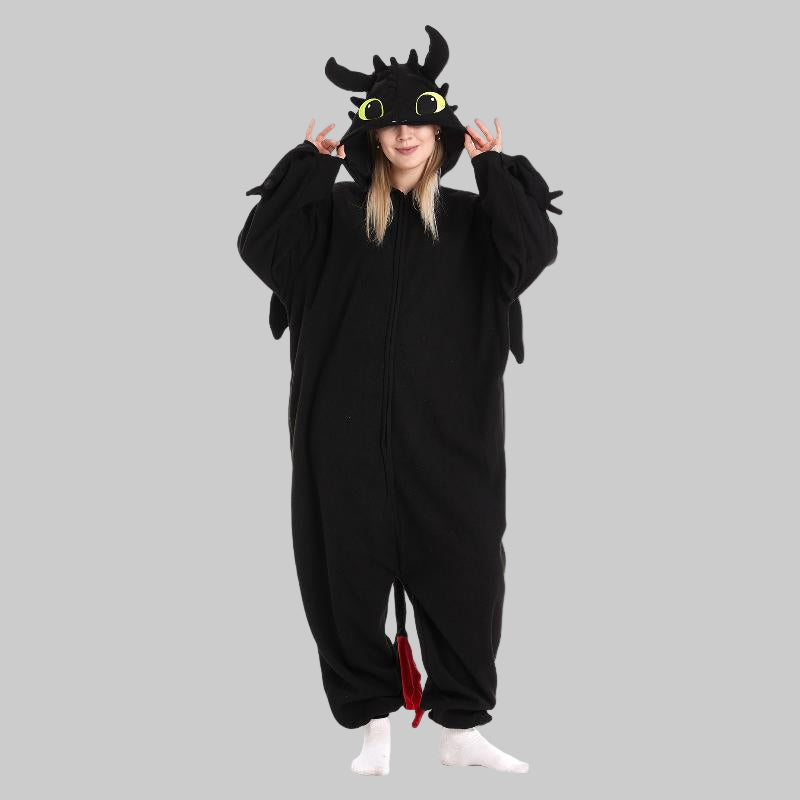 ESMERAY™ - Comfy Halloween Dragon Onesie Consume Pajamas