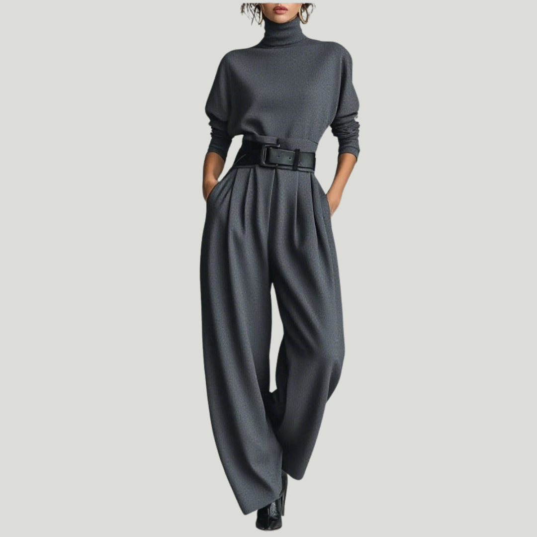JULIET | Turtleneck Set & Straight Pants