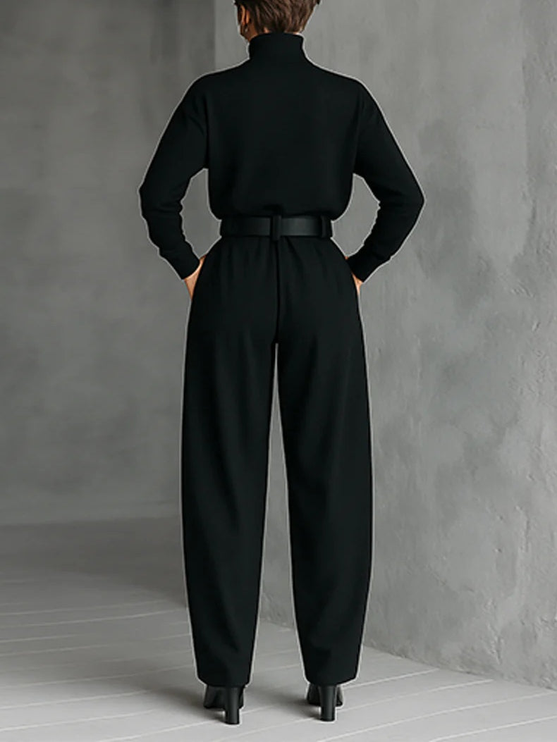 JULIET | Turtleneck Set & Straight Pants