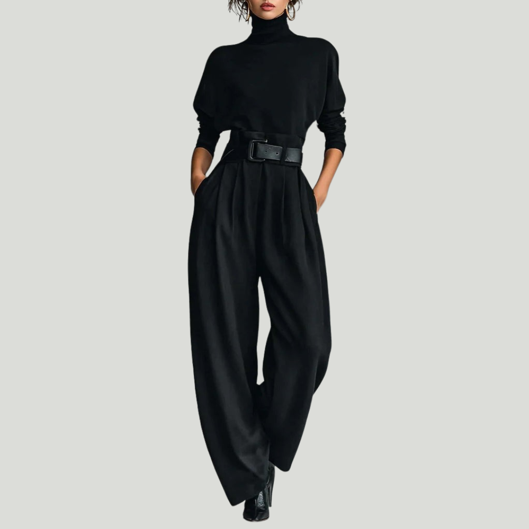 JULIET | Turtleneck Set & Straight Pants